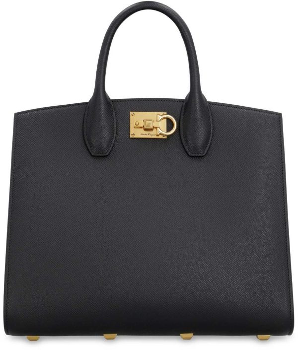 0e19203b469b981 ia 2 Ferragamo Black Spring Summer Tote Black