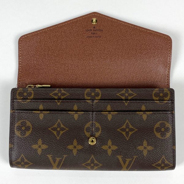 1000015325098 16 Louis Vuitton Portefeuille Sara Coin Wallet Brown 1M6053