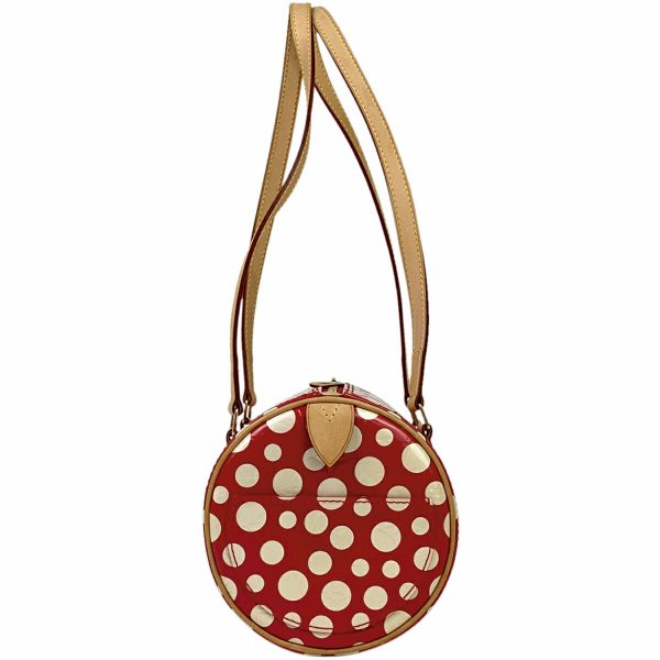 1000044967078 12 Louis Vuitton Papillon 30 Kusama Shoulder Bag Vernis Rouge