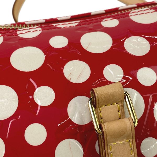 1000044967078 17 Louis Vuitton Papillon 30 Kusama Shoulder Bag Vernis Rouge