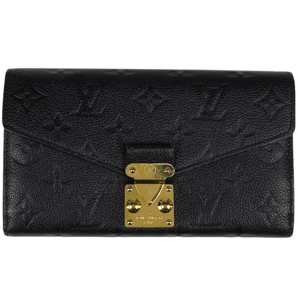 1000051006821 11 Louis Vuitton Metis long wallet Empreinte Noir Black M62458