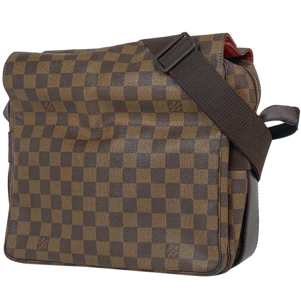 1000057665671 11 Louis Vuitton Naviglio Shoulder Bag Damier Brown N45255