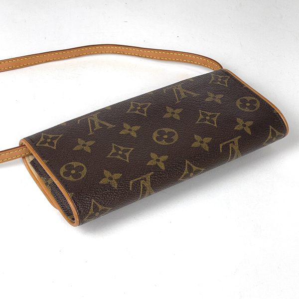 1000058681052 12 Louis Vuitton Pochette Twin PM Clutch Bag 2WAY Shoulder Bag Monogram Brown M51854