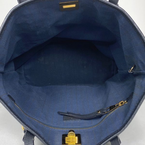 1000059199952 18 Louis Vuitton Citadine PM Shoulder Tote Empreinte Infini Blue