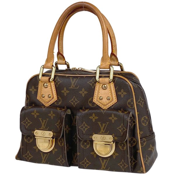 1000061130288 11 Louis Vuitton Manhattan PM Handbag Monogram Brown