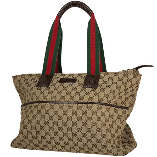 1000061287043 11 GUCCI GG pattern tote bag shoulder bag GG brown