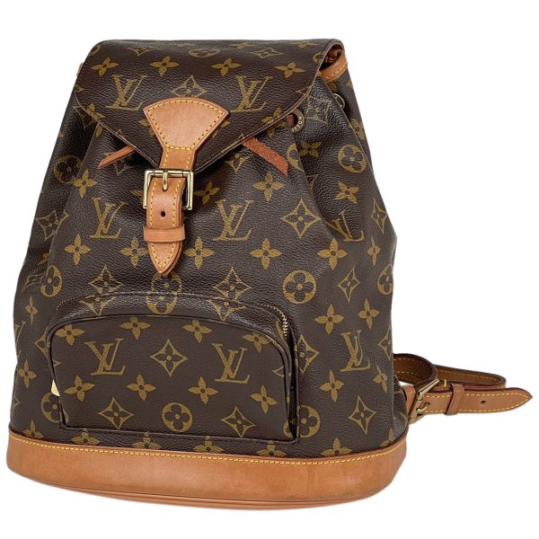 1000061505123 11 Louis Vuitton Montsouris MM Backpack RuckSack Brown