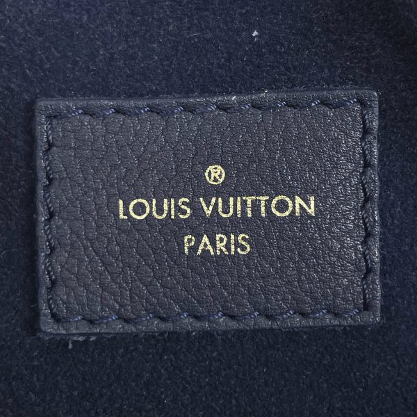 1000061629348 18 Louis Vuitton Pallas Handbag Monogram Brown Marine Blue