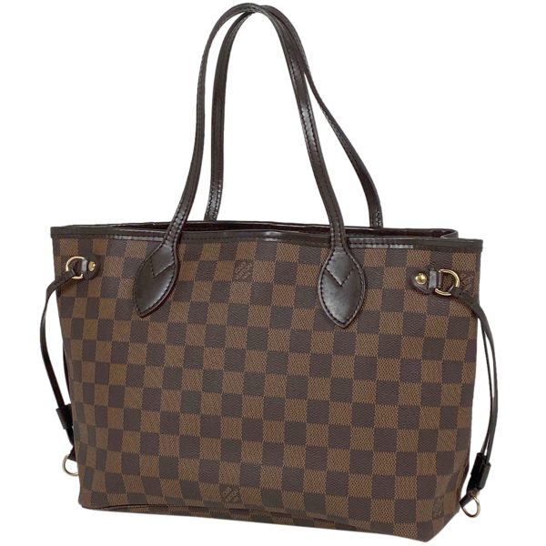 1000062817287 11 Louis Vuitton Neverfull PM Handbag Shopping Tote Bag Damier Brown N51109