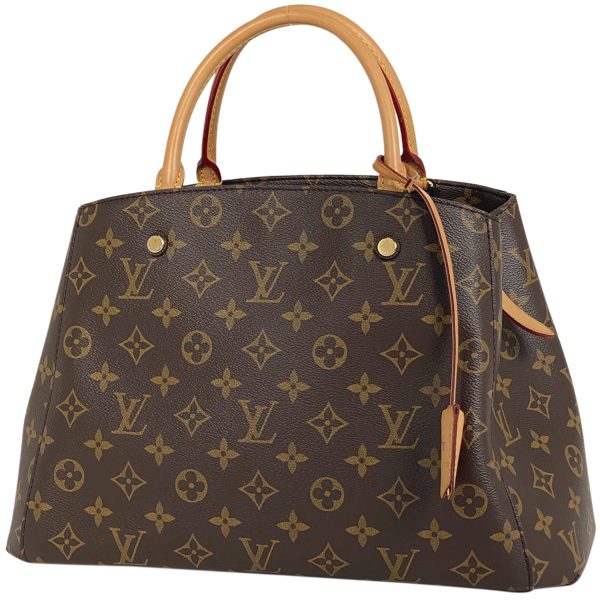 1000062849981 11 Louis Vuitton Montaigne MM Tote Monogram Brown