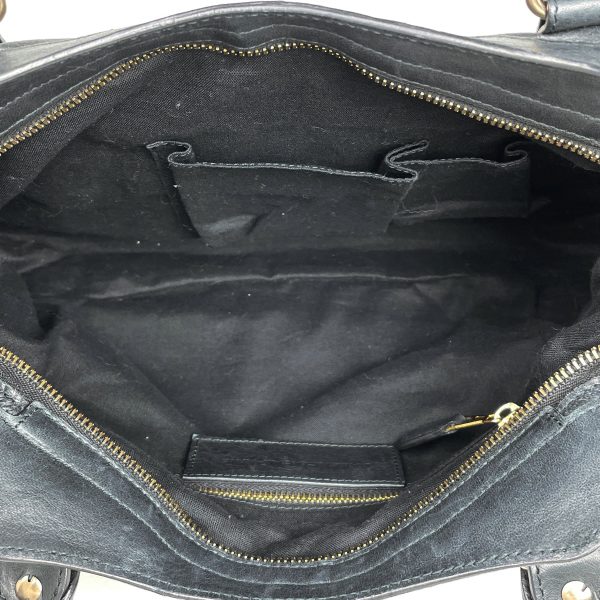 1000069237514 19 BALENCIAGA The Giant 2WAY Shoulder Bag Black