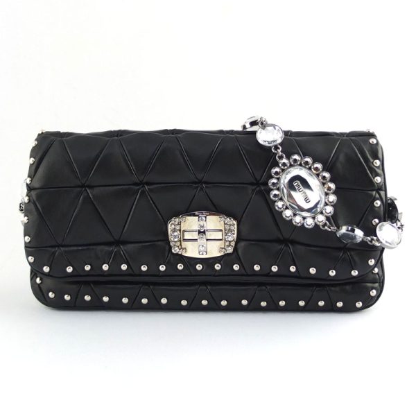 10004560 1 Miu Miu Shoulder clutch bag 2WAY bag black