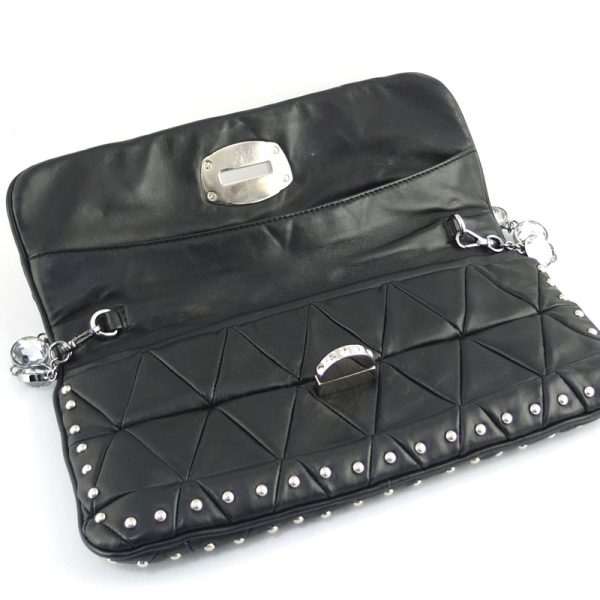 10004560 7 Miu Miu Shoulder clutch bag 2WAY bag black