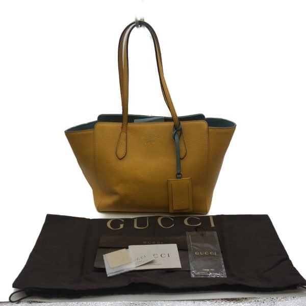 1001103089670 3 GUCCI Swing Tote Bag Yellow