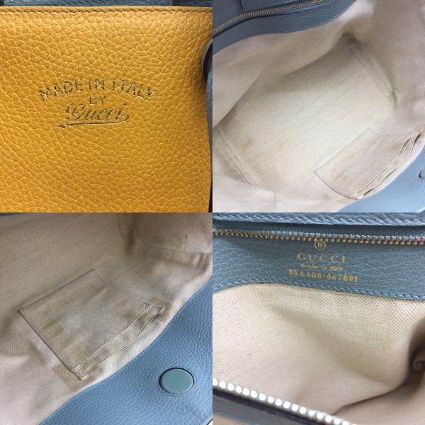 1001103089670 5 GUCCI Swing Tote Bag Yellow