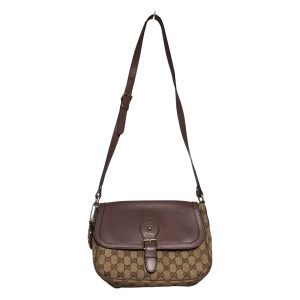 1001103128331 1 rbg Celine Macadam Crossbody Shoulder Bag Brown PVC