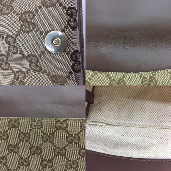 1001103128331 7 GUCCI Shoulder Bag Sookie GG Brown Beige