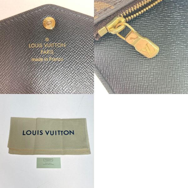 1001103395559 10 LOUIS VUITTON Giant Reverse Sara Long Wallet M80726 Brown