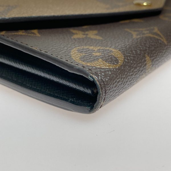 1001103395559 7 LOUIS VUITTON Giant Reverse Sara Long Wallet M80726 Brown