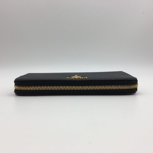 1001103419637 7 PRADA Long Wallet Vitello Move 1ML506 Black Box