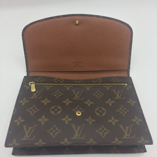 1001103443748 5 LOUIS VUITTON Pochette Lava 23 Pouch Clutch Bag Flap