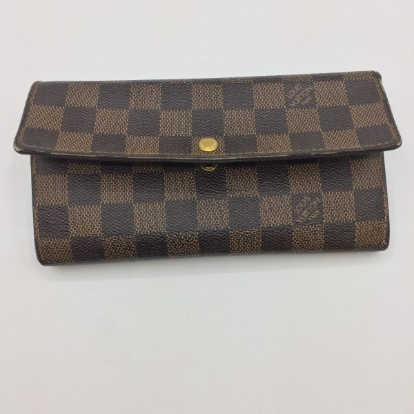 1001103465184 2 LOUIS VUITTON Damier Porte Feuille Sarah Wallet