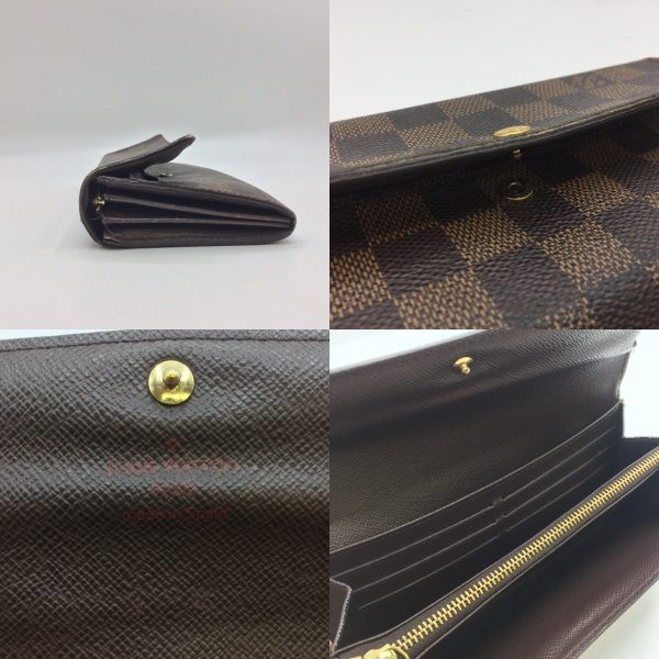 1001103465184 4 LOUIS VUITTON Damier Porte Feuille Sarah Wallet