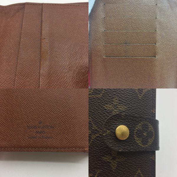 1001103469465 7 LOUIS VUITTON Portefeuille Papier Zip Wallet Monogram M61207