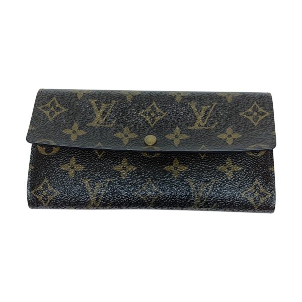 1001103469731 1 rbg LOUIS VUITTON Portefeuille Sara Long Wallet M61734 Brown