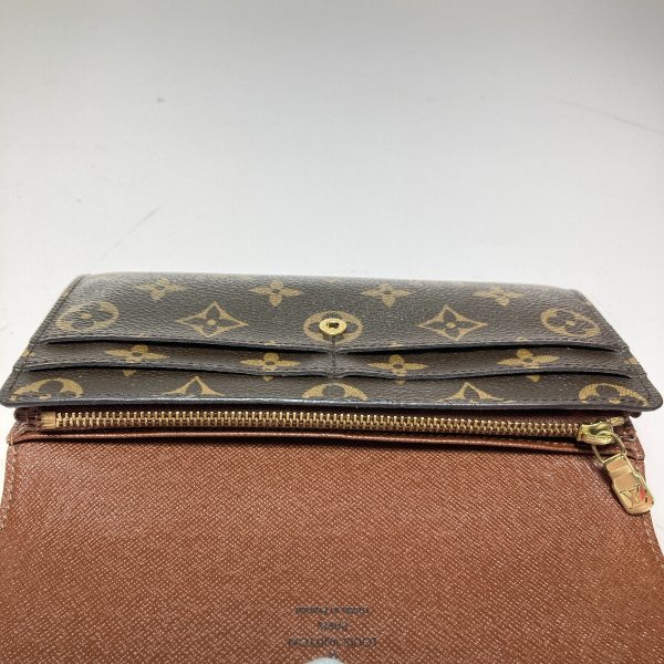 1001103469731 4 LOUIS VUITTON Portefeuille Sara Long Wallet M61734 Brown