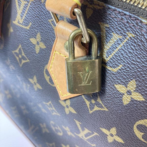 1001103514370 6 LOUIS VUITTON Monogram Alma Handbag Padlock Brown