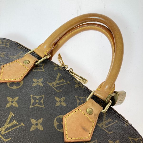 1001103514370 7 LOUIS VUITTON Monogram Alma Handbag Padlock Brown