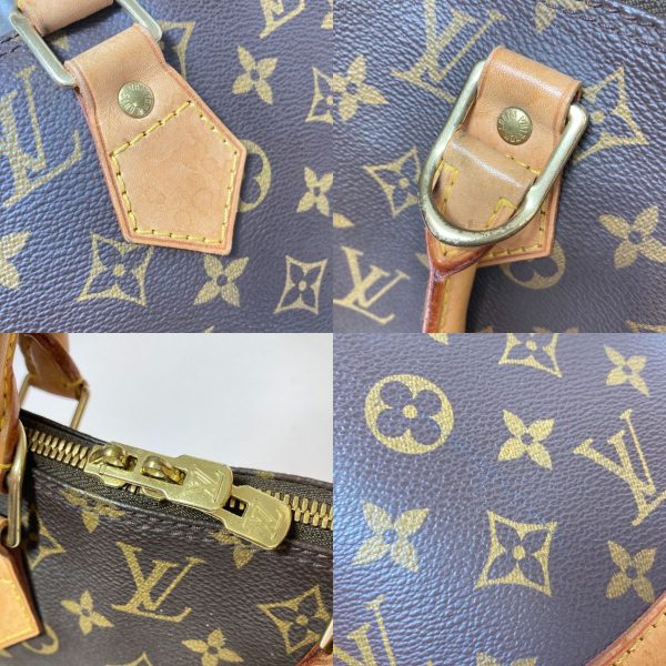 1001103514370 8 LOUIS VUITTON Monogram Alma Handbag Padlock Brown