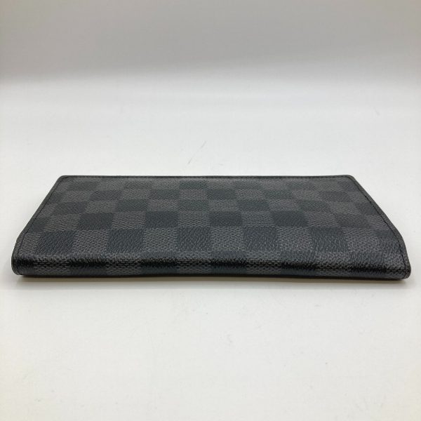 1001103605344 3 LOUIS VUITTON Graphite Portefeuille Long Wallet Black