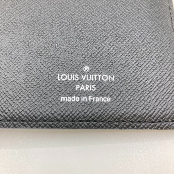 1001103605344 6 LOUIS VUITTON Graphite Portefeuille Long Wallet Black