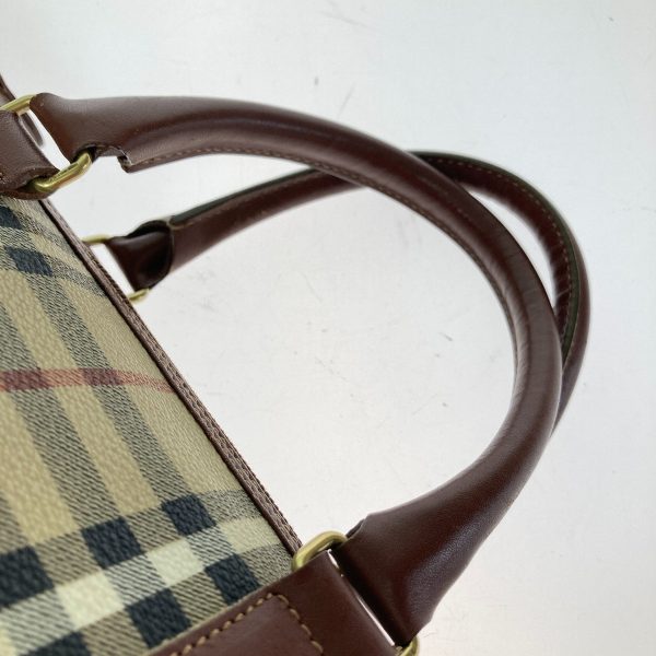 1001103612625 6 BURBERRY bag Nova check pattern beige