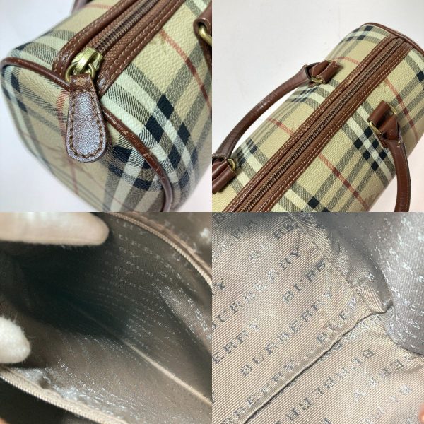 1001103612625 9 BURBERRY bag Nova check pattern beige