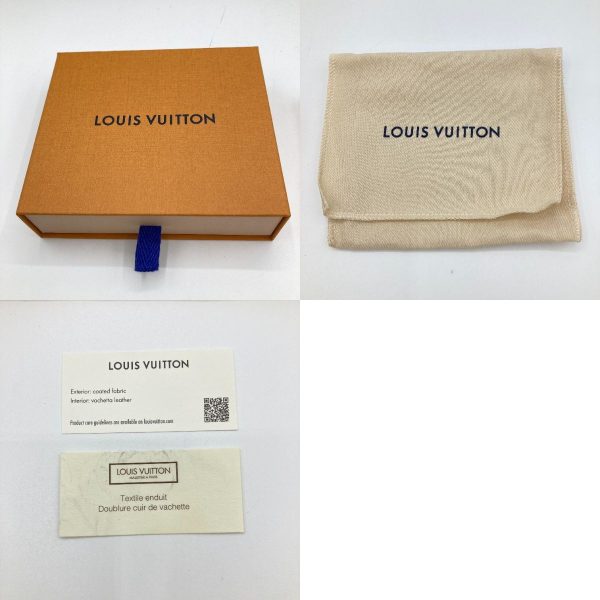 1001103635808 10 LOUIS VUITTON Zippy Coin Wallet Coin Case Boand Cloth Bag Brown