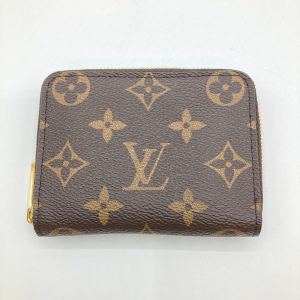 1001103635808 2 LOUIS VUITTON Zippy Coin Wallet Coin Case Boand Cloth Bag Brown