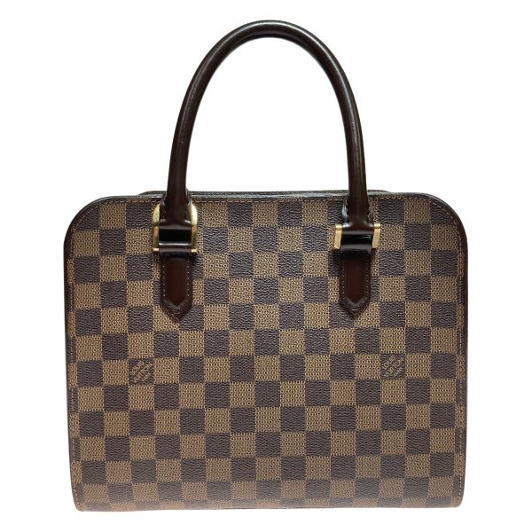 1001103640437 1 rbg LOUIS VUITTON Handbag Damier Ebene Triana N51155 Brown