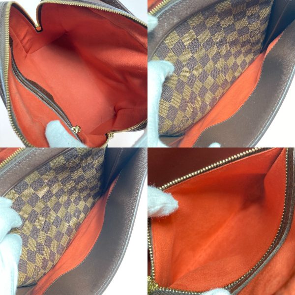 1001103640437 7 LOUIS VUITTON Handbag Damier Ebene Triana N51155 Brown