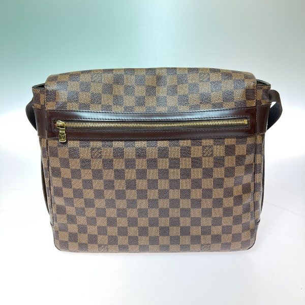 1001103650672 2 LOUIS VUITTON Damier Bastille shoulder bag strap Brown