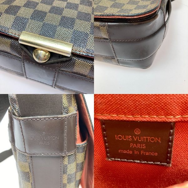 1001103650672 5 LOUIS VUITTON Damier Bastille shoulder bag strap Brown