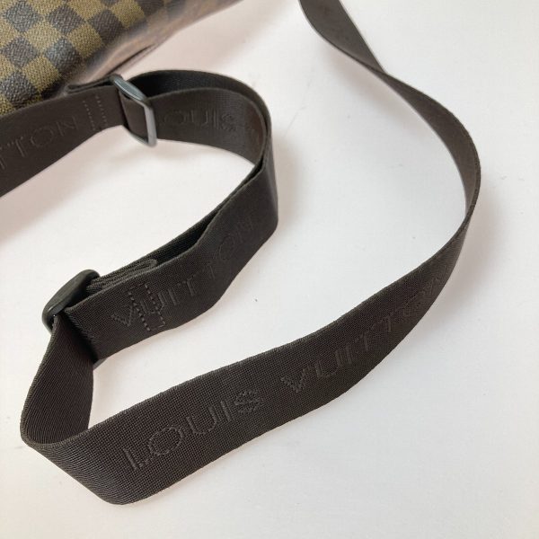 1001103650672 6 LOUIS VUITTON Damier Bastille shoulder bag strap Brown