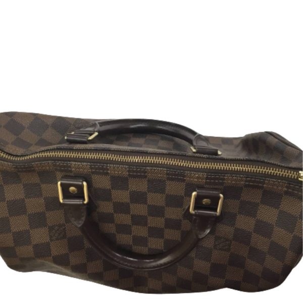 1002100833259 9 LOUIS VUITTON Handbag Damier Speedy Padlock