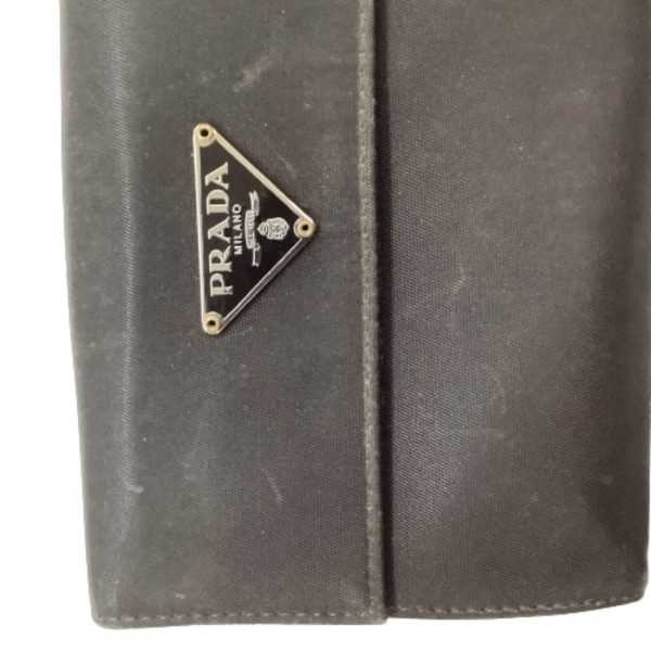 1002100886606 3 PRADA Wallet nylon brown