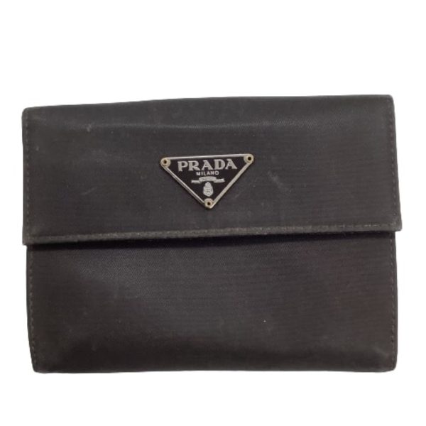 1002100886606 9 PRADA Wallet nylon brown