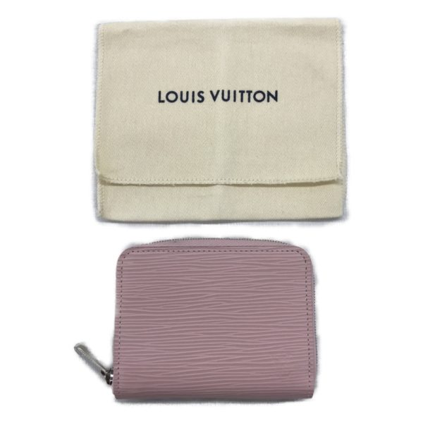 1004100693369 9 LOUIS VUITTON Epi Zippy Coin Coin Case Pink