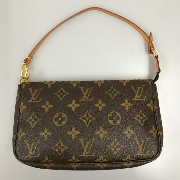 1004100994961 2 LOUIS VUITTON Monogram Accessoire Pochette M51980 Brown