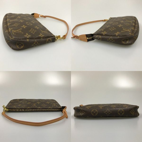 1004100994961 3 LOUIS VUITTON Monogram Accessoire Pochette M51980 Brown